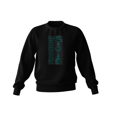 Schwarzes TURBOCHARGER Sweatshirt