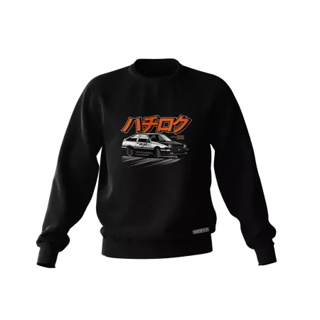 Schwarzes Toyota AE86 TRUENO FINAL Sweatshirt