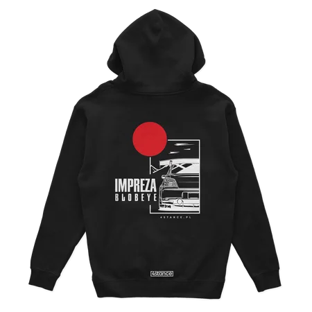 Subaru Impreza Blobeye Hoodie schwarz