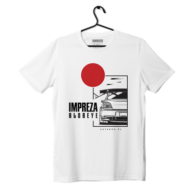 Subaru Impreza Blobeye Weißes T-Shirt