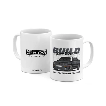 Tasse für einen BMW E30 Fan Baue deine Träume