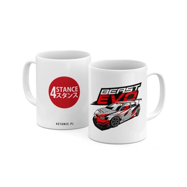 Tasse für einen Mitsubishi Lancer EVO VIII VOLTEX JDM Fan