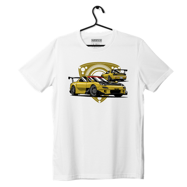 Weißes T-Shirt Mazda RX7 Rotary