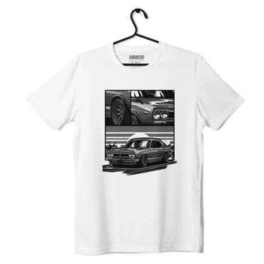 Weißes T-Shirt NISSAN SKYLINE C10