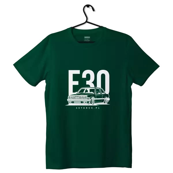 BMW E30 Classic T-Shirt Flaschengrün