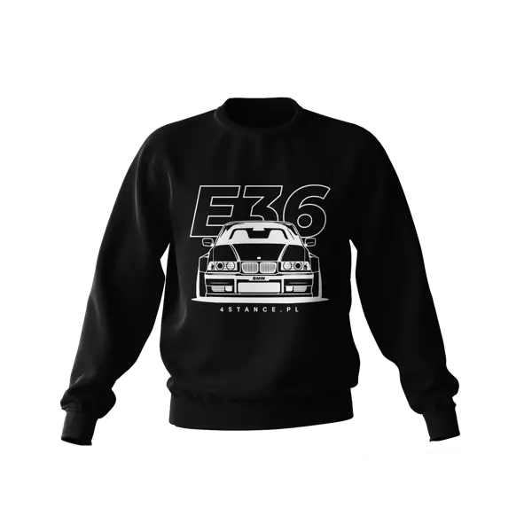 BMW E36 Sweatshirt schwarz