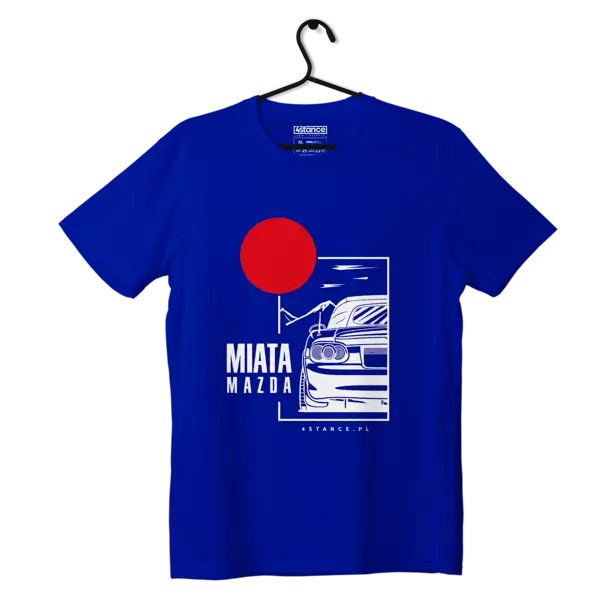 Mazda Miata T-shirt mit Dach blau