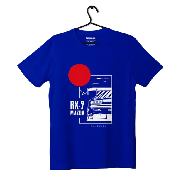 Mazda RX-7 T-shirt blau