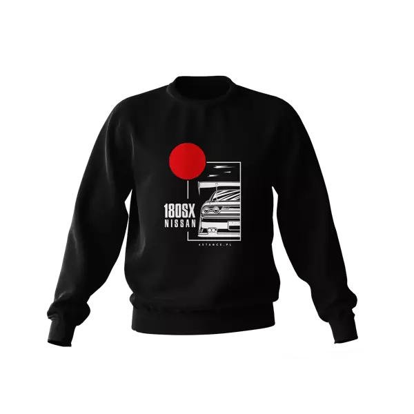 Nissan 180SX Sweatshirt schwarz