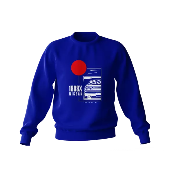 Nissan 180SX blau Sweatshirt