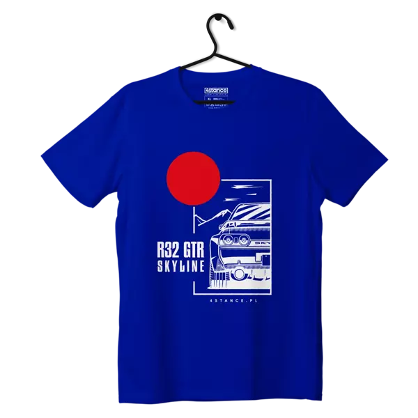 Nissan Skyline 32 GTR T-shirt blau