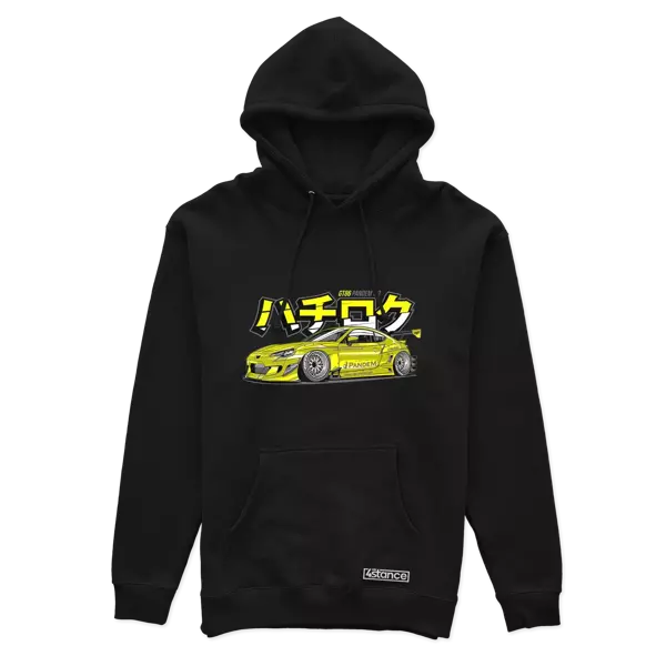 Schwarzer Toyota GT86 PANDEM Hoodie