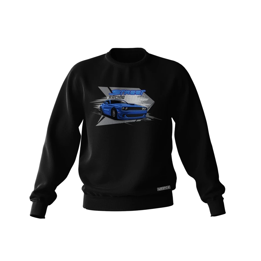 Schwarzes DODGE CHALLENGER Street Sweatshirt