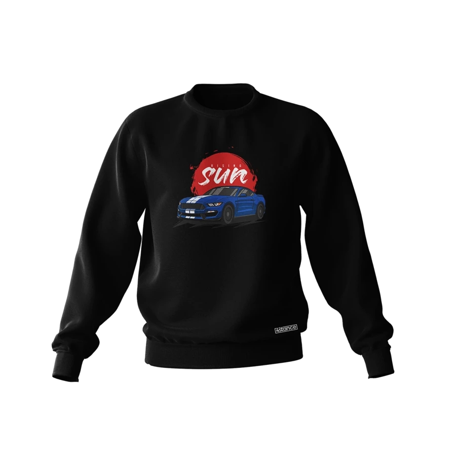 Schwarzes FORD MUSTANG SUN Sweatshirt