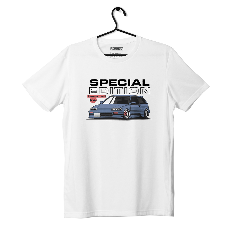 Schwarzes HONDA CIVIC IV SPECIAL 90er T-shirt