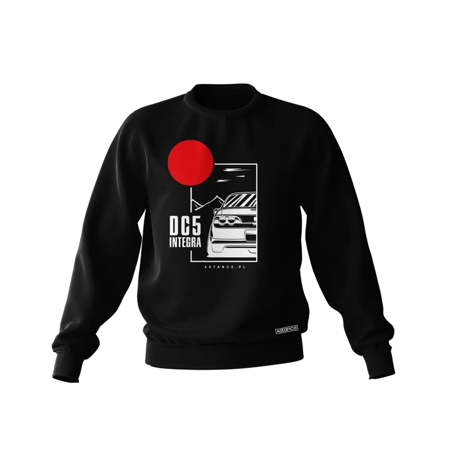 Schwarzes HONDA INTEGRA DC5 JDM Sweatshirt