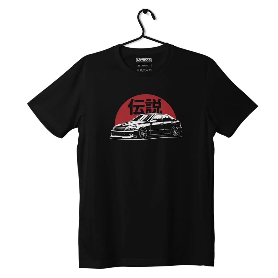 Schwarzes LEXUS IS200 IS300 IS JAPAN-T-Shirt