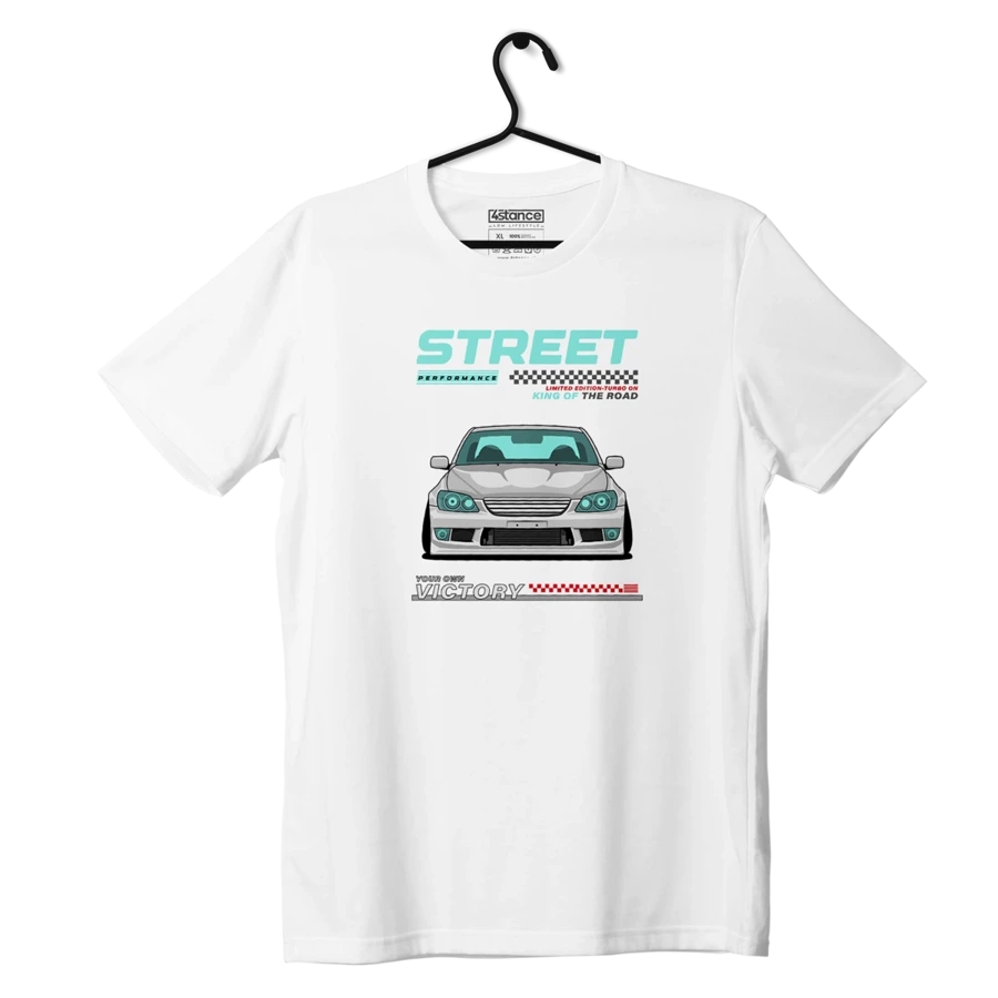 Schwarzes LEXUS IS200 IS300 STREET-T-Shirt