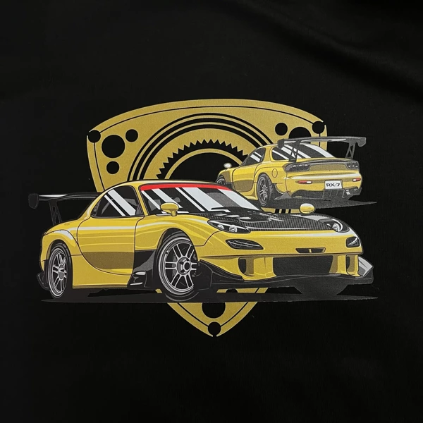 Schwarzes Mazda RX7 Rotary Sweatshirt