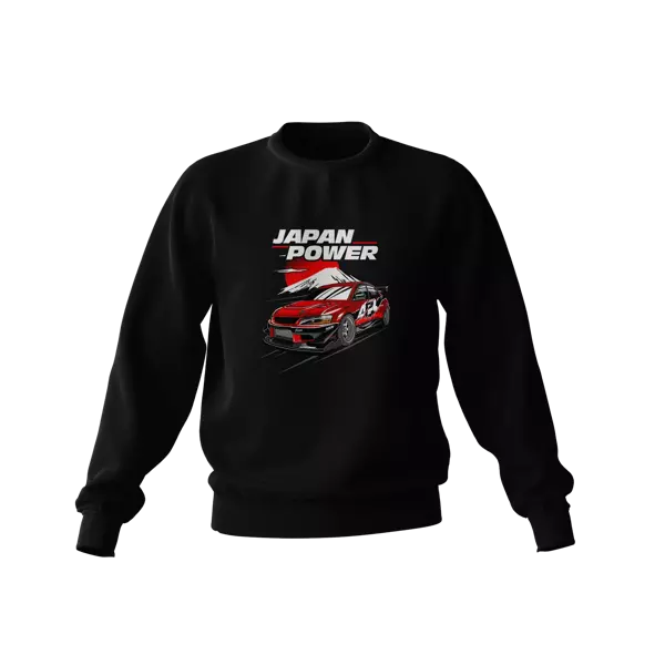 Schwarzes Mitsubishi Lancer EVO IX TOKYO DRIFT Sweatshirt