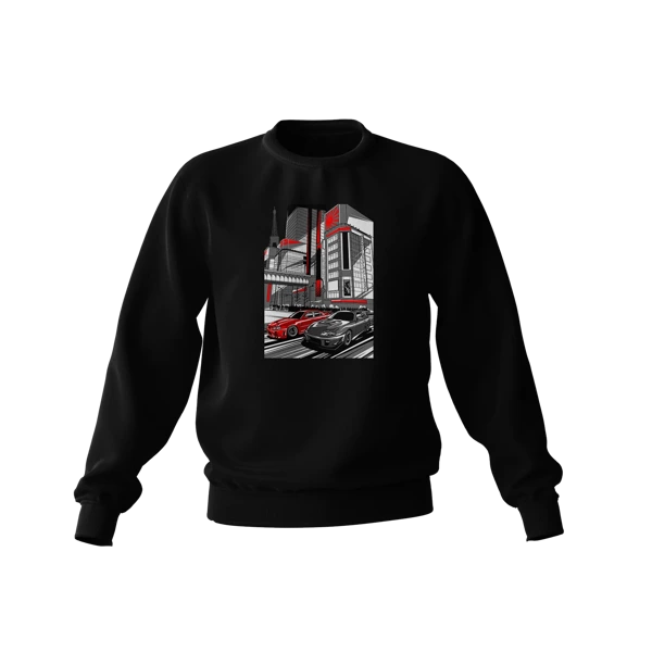 Schwarzes RIVALS Sweatshirt