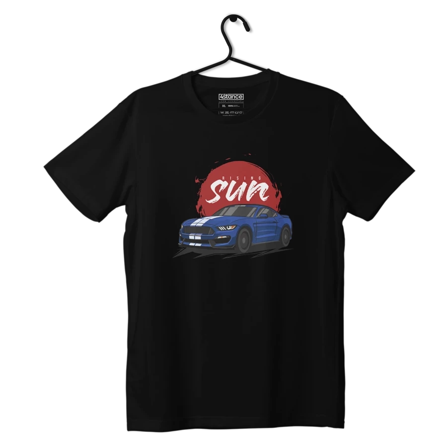 Schwarzes T-shirt FORD MUSTANG SUN