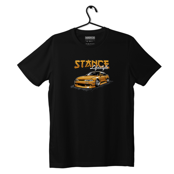 Schwarzes T-shirt NISSAN S14 ZENKI