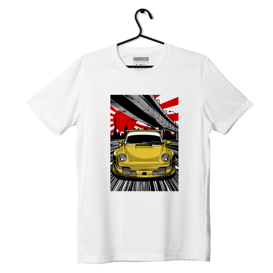 Schwarzes T-shirt Porsche 911 Turbo Ruf CTR