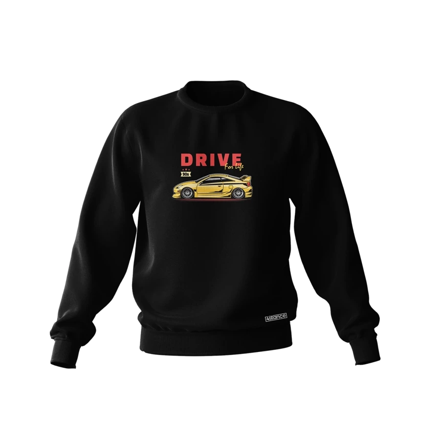 Schwarzes TOYOTA CELICA VII Drive for life Sweatshirt