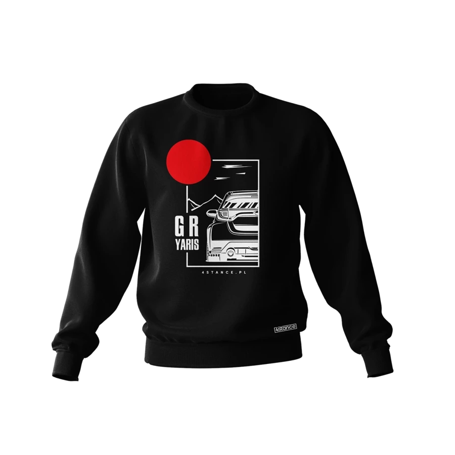 Schwarzes TOYOTA YARIS GR JDM Sweatshirt