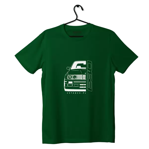 T-Shirt vorne BMW E30 grün