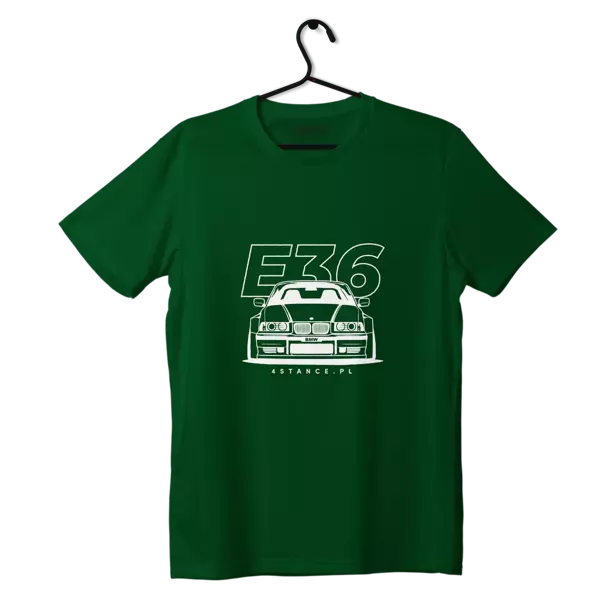 T-Shirt vorne BMW E36 grün