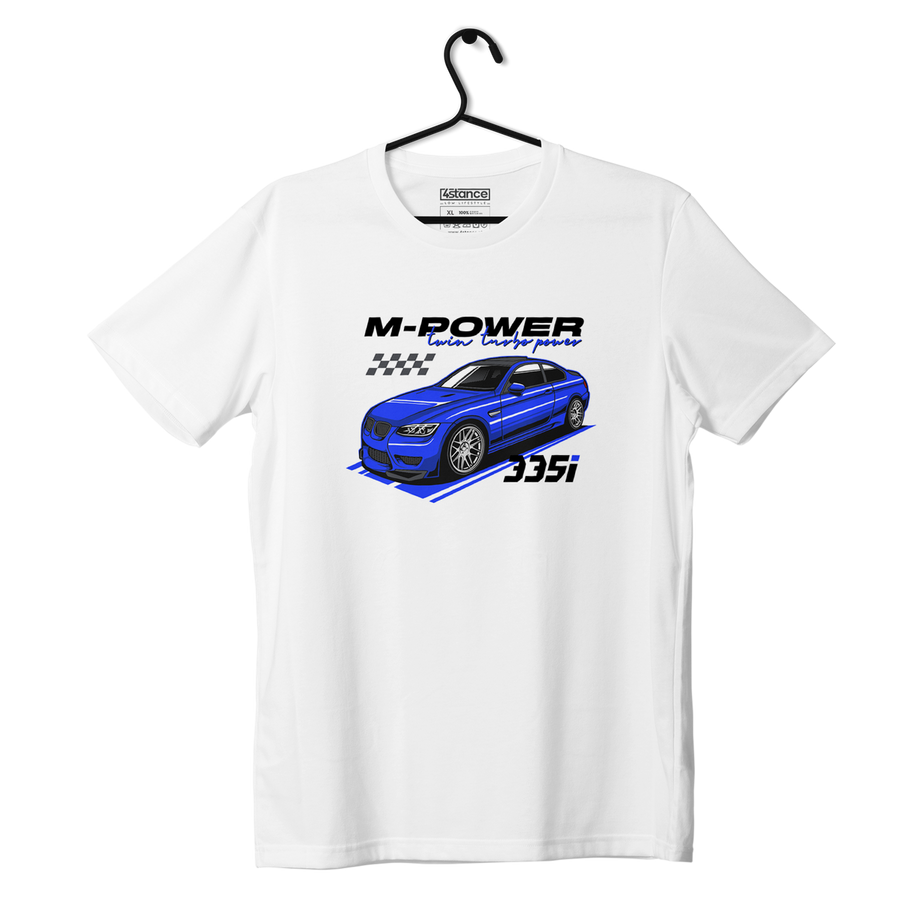 Weißes T-Shirt BMW E90 M3