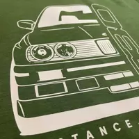 BMW E30 grünes Vorderteil Sweatshirt