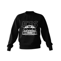 BMW E36 Sweatshirt schwarz