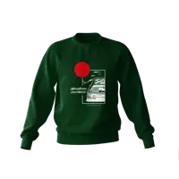 Datsun 240Z grünes Sweatshirt