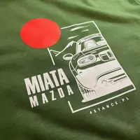 Mazda Miata Hoodie mit grünem Dach