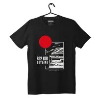 Nissan Skyline 32 GTR T-shirt schwarz