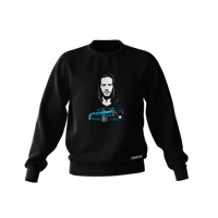 PAUL WALKER Skyline schwarzes Sweatshirt