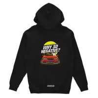 Schwarzer Hoodie BMW E36 WARUM SO NEGATIV?