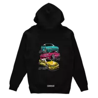 Schwarzer Kapuzenpullover Nissan Silvia S13 S14 S15