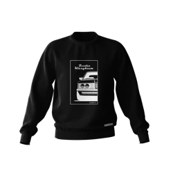 Schwarzes BMW E21 Sweatshirt Ich fahre einen Klassiker