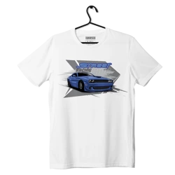 Schwarzes DODGE CHALLENGER Street-T-Shirt