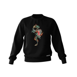 Schwarzes JAPAN DRAGON Sweatshirt