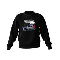 Schwarzes LEGEND NEVER DIE Sweatshirt