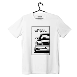 Schwarzes MERCEDES W126 T-shirt Ich fahre einen Klassiker