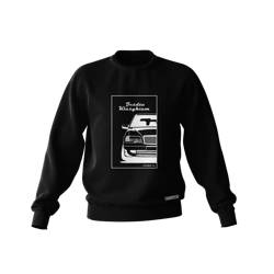 Schwarzes MERCEDES W202 Sweatshirt Ich fahre einen Klassiker