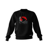 Schwarzes NISSAN GTR R34 GODZILLA Sweatshirt