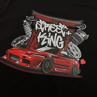 Schwarzes Nissan 180SX Street King Sweatshirt