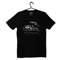 Schwarzes Nissan Skyline GT-R R34 Crank Out T-shirt